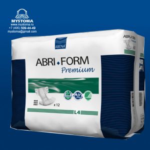 Abri-Form Premium Подгузник для взрослых L4 4000 мл. 12 шт. (100-150 см) приобрести по цене от 1525 рублей с доставкой ― MyStoma.ru
