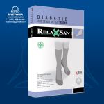 Р5503 RelaxSan Носки с серебрянной нитью д/диабетиков, с махровой стелькой, короткие, р. 3, черный