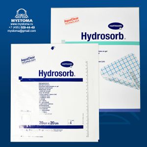 Hydrosorb - Гидрогелевые повязки: 20 х 20 см;  купить по цене от 905 рублей с доставкой ― MyStoma.ru