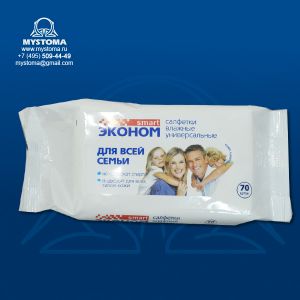 smart салфетки влажные эконом для всей семьи №70 заказать по цене от 76 рублей с доставкой ― MyStoma.ru