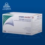 S40# Silkofix Strips адгезивные стерильные пластыри для бесшовного сведения краев ран 4*76 мм (8 шт)