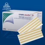 S41#Silkofix Strips адгезивные стерильные пластыри для бесшовного сведения краев ран 6,4*102мм(10шт)