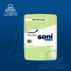 B030-002 Пеленки Seni Soft Basic  (Сени Софт Бейсик) 60 х 60 см ― Магазин mystoma.ru