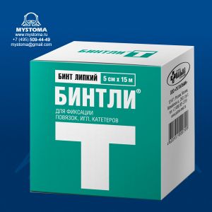 Бинтли-т   5 см х 15 м (рулон в коробочке) купить по цене от 280 рублей с доставкой ― MyStoma.ru