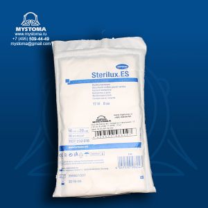 Sterilux es-  Салфетки (стерильные): 10 х 20 см; 8 слоев; 17 нитей;  10 шт.  заказать по цене от 126 рублей с доставкой ― MyStoma.ru