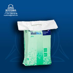 (809405) MoliNea plus - МолиНеа плюс - Впитывающие пеленки: размер 60 х 90 см, 10 шт купить по цене от 236 рублей с доставкой ― MyStoma.ru