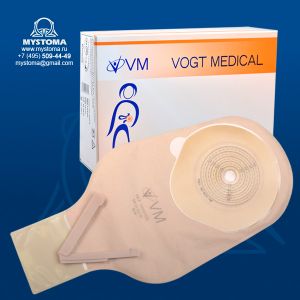 Vogt Medical Калоприемник однокомпонентный, дренируемый полупрозрачный без фильтра купить по цене от 45 рублей с доставкой ― MyStoma.ru