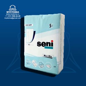 # Пеленки  seni soft  60 x 60 cм по 5 шт      купить по цене от 120 рублей с доставкой ― MyStoma.ru