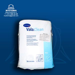 Vala Clean basic - Вала Клин бэйсик - Одноразовые рукавицы: 50 шт.                          купить по цене от 443 рублей с доставкой ― MyStoma.ru