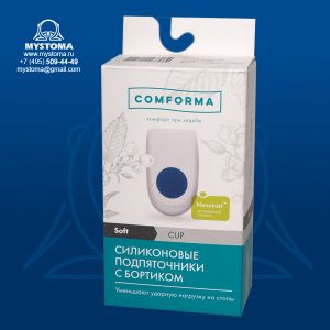 Силиконовые подпяточники с бортиком Cap Soft р. M, пара приобрести по цене от 850 рублей с доставкой ― MyStoma.ru