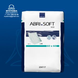 Abri-Soft Впитывающие пеленки Eco 700мл. (60X60 см)  60шт. приобрести по цене от 1880 рублей с доставкой ― MyStoma.ru