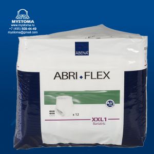 Подгузники трусы для взрослых Abena 300517 Abri-Flex Подгузники-трусики для полных людей XXL1, 1450 мл (153-203 см) приобрести по цене от 2664 рублей с доставкой ― MyStoma.ru