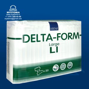 Delta-Form Подгузники для взрослых L1 2200 мл  (100-150 см) приобрести по цене от 1735 рублей с доставкой ― MyStoma.ru