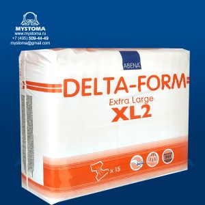 Delta-Form Подгузники для взрослых XL2 3200 мл (110-170 см) купить по цене от 1315 рублей с доставкой ― MyStoma.ru