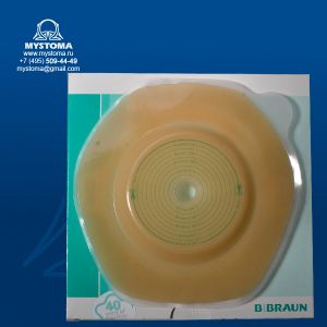 BBraun Almarys twin+ convex  фл.80/17-60 мм базовая пластина для втянутой стомы  заказать по цене от 520 рублей с доставкой ― MyStoma.ru