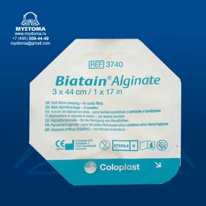  Coloplast Biatain Alginate наполнитель ленточный альгинатный, 3*44 см приобрести по цене от 480 рублей с доставкой ― MyStoma.ru
