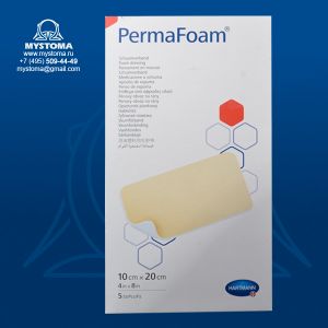 PermaFoam comfort - Самоклеящиеся стерильные губчатые повязки: 10 х 20 см заказать по цене от 529 рублей с доставкой ― MyStoma.ru