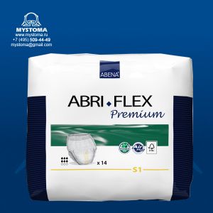 Abri-Flex Premium Подгузник-трусики S1 1400 мл. (60-90 см.) купить по цене от 1210 рублей с доставкой ― MyStoma.ru