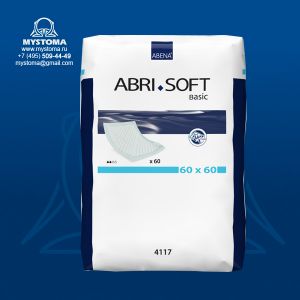 Abri-Soft Впитывающие пеленки Basic 1000мл. (60X60 см)  60шт. приобрести по цене от 2065 рублей с доставкой ― MyStoma.ru