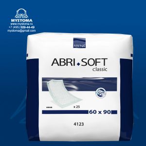 Abri-Soft Впитывающие пеленки Classic 2100мл. (60X90 см)  25шт. приобрести по цене от 1470 рублей с доставкой ― MyStoma.ru