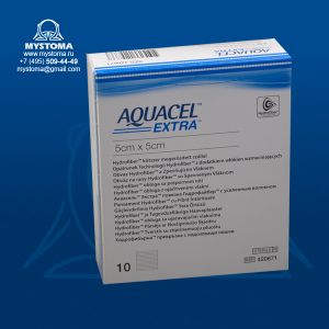 Convatec Аквасель Экстра (Aquacel Extra)  5x5cm      приобрести по цене от 250 рублей с доставкой ― MyStoma.ru