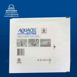 Convatec Аквасель Экстра (Aquacel Extra)  15x15cm  купить по цене от 1053 рублей с доставкой ― MyStoma.ru