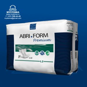 Abri-Form Premium Подгузник для взрослых L2 3100 мл.(100-150 см) 22 шт заказать по цене от 2095 рублей с доставкой ― MyStoma.ru