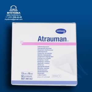  Atrauman  - повязки мазевые стерильные: 7.5 х 10 см;  заказать по цене от 45 рублей с доставкой ― MyStoma.ru