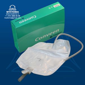 Coloplast Conveen Мешок для сбора мочи, контурный, объем 800мл, трубка 45см заказать по цене от 220 рублей с доставкой ― MyStoma.ru