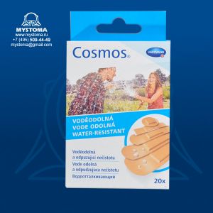 Cosmos water-resistant - Пластырь-пластинки, водоотталкивающий: 20 шт. 5 размеров     приобрести по цене от 101 рублей с доставкой ― MyStoma.ru