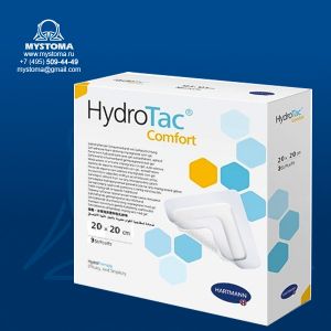 Hydrotac comfort - самокл.губч. повязки с гидрогелевым покрытием, 20 х 20 см,  приобрести по цене от 651 рублей с доставкой ― MyStoma.ru