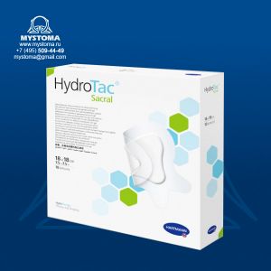 Hydrotac sacral- самокл.губч.повязки с гидрогел. на область крестца 18х18см,  купить по цене от 616 рублей с доставкой ― MyStoma.ru