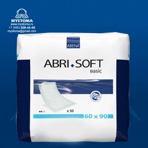 Abri-Soft Впитывающие пеленки Basic 1525мл. (60X90 см)  30шт.  купить по цене от 937 рублей с доставкой ― MyStoma.ru