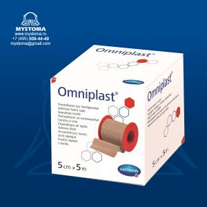 Omniplast Пластырь из текстильной ткани /цвет кожи/: 5 см х 5 м  без еврохолдера 1шт. купить по цене от 244 рублей с доставкой ― MyStoma.ru