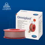 900504 Omniplast  фикс.пластырь 1,25смх5м 1шт. с еврохолдером 