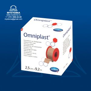 Omniplast пластырь из тесктил.ткани 2,5см х 9,2м 1 шт. купить по цене от 230 рублей с доставкой ― MyStoma.ru