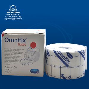 Пластырь  Omnifix Elastic Гипоаллергенный из неткан. матер. /белый/ 10 м х 2,5 см  заказать по цене от 340 рублей с доставкой ― MyStoma.ru
