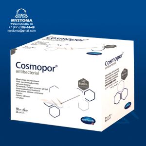 Cosmopor Antibacterial Самоклеящаяся серебросодержащая повязка 10 х 6 см купить по цене от 34 рублей с доставкой ― MyStoma.ru