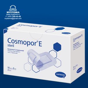 Cosmopor E steril самоклеящаяся послеоперационная повязка 10 х 6см 25 шт.(русскоязычная уп.) приобрести по цене от 16 рублей с доставкой ― MyStoma.ru