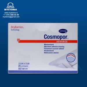 Cosmopor  Advance самоклеящаяся повязка c технологией DryBarrier 10 х 6см заказать по цене от 32 рублей с доставкой ― MyStoma.ru