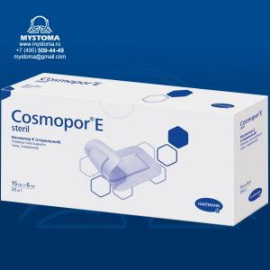 Cosmopor E steril самоклеящаяся послеоперационная повязка 15 х 6см 25шт. (русскоязычная уп.) заказать по цене от 23 рублей с доставкой ― MyStoma.ru