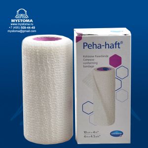 Peha-Haft (международ. уп.)  самофиксирующийся бинт белый 4 м х 10 см 1 шт. заказать по цене от 241 рублей с доставкой ― MyStoma.ru