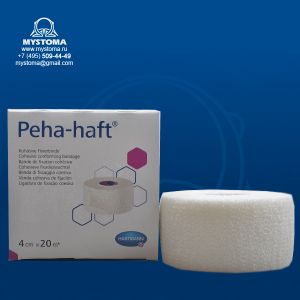 # Peha-Haft (международ. уп.) самофиксирующийся бинт белый 20 м х 4 см 1шт. купить по цене от 588 рублей с доставкой ― MyStoma.ru