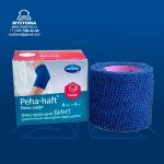 932467 Peha-Haft  самофиксирующийся бинт синий  4 м х 4 см, 1 шт.