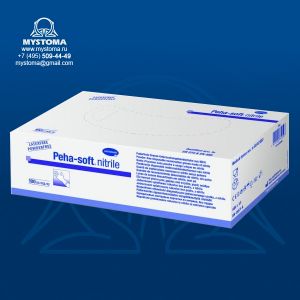 9421932# Peha-soft nitrile - перчатки диагност. нитриловые б/пудры н/с  XL  90 шт. купить по цене от 986 рублей с доставкой ― MyStoma.ru