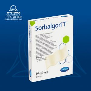 Sorbalgon T - Тампонадные ленты из волокон кальция-альгината: 2г/30 см купить по цене от 681 рублей с доставкой ― MyStoma.ru