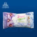 AUSVT15  Aura салфетки влажные осв Tropic Cockt ассортимент №15