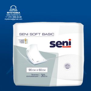 # Пеленки Сени (Seni) Soft Basic  (Софт Бейсик) 90 х 60 см по 30 шт. заказать по цене от 693 рублей с доставкой ― MyStoma.ru