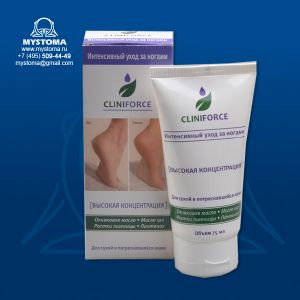 Cliniforce Крем для интенсивного ухода за сухой потрескавш. кожей ног 75мл купить по цене от 250 рублей с доставкой ― MyStoma.ru