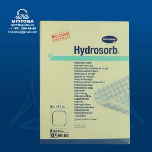 900854 Hydrosorb - Гидрогелевые повязки: 10 х 10 см;  приобрести по цене от 270 рублей с доставкой ― MyStoma.ru